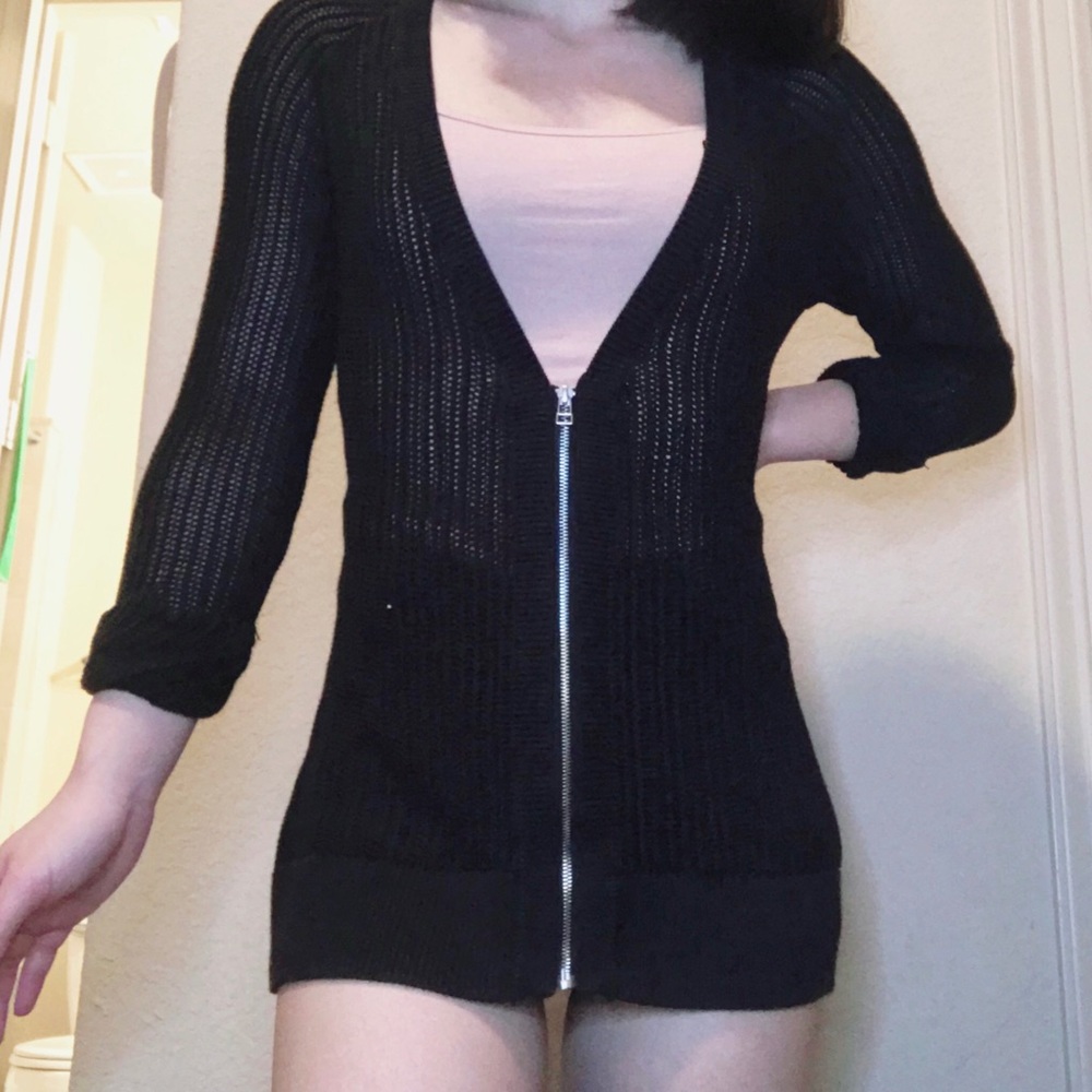knit cardigan